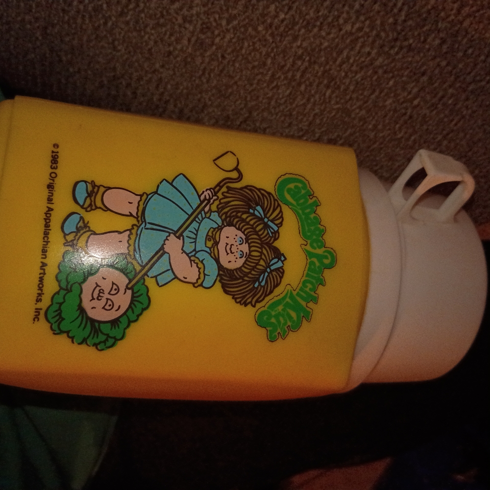 Vintage Cabbage Patch Kids Yellow Thermos